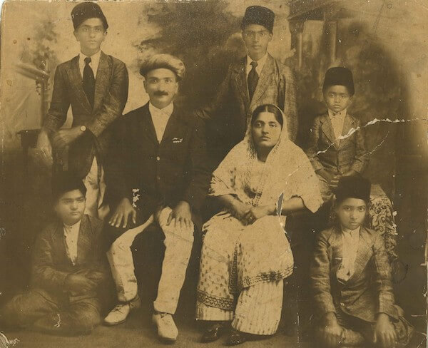 Missionary Mohamed Muradali with his wife Rehmat and their sons