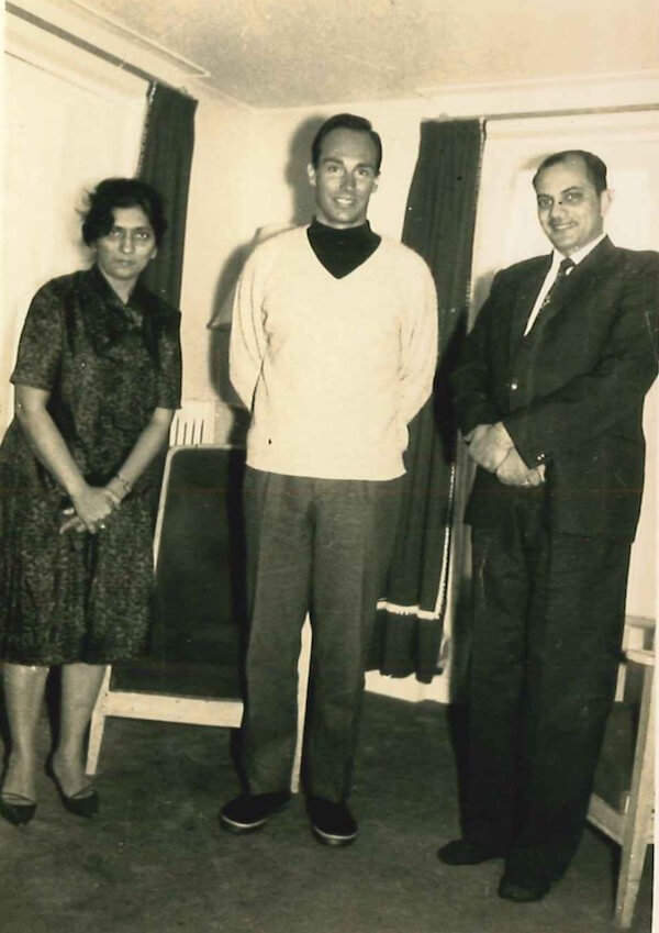 Abualy and Tajbibi with Hazar Imam at his Gstaad (Switzerland) residence